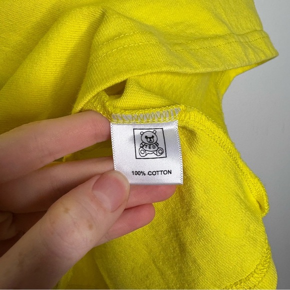 Teddy Fresh I Love You Mom T Shirt Embroidered Men’s Medium Made in USA Rainbow - Picture 6 of 7